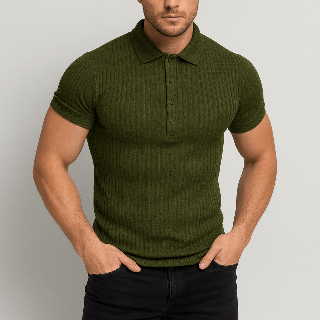 Soviska | Afslappet poloshirt med korte ærmer 0