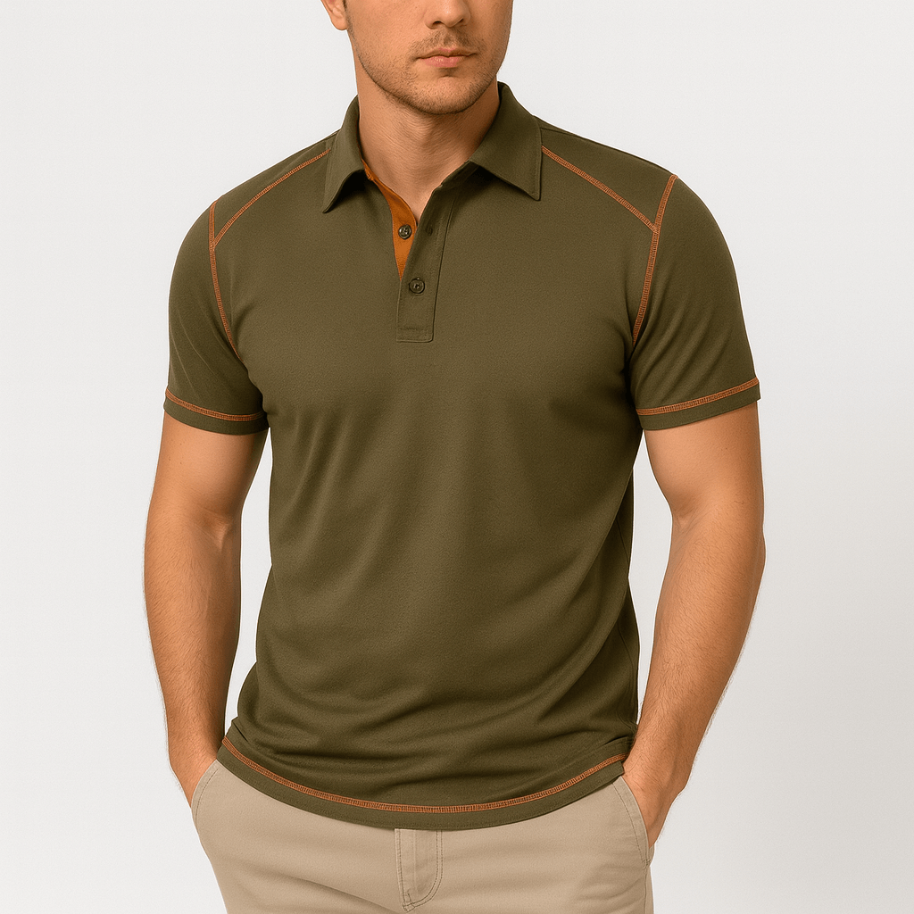 Soviska | Blødt, åndbart langærmet polo shirt 1