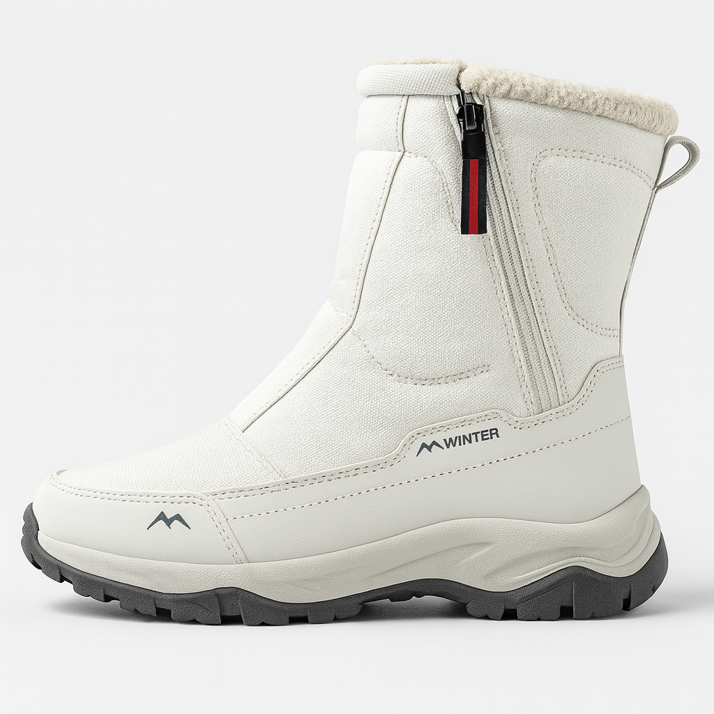 Soviska | Fugtbestandige vinterstøvler med pelsfor og lynlås 1