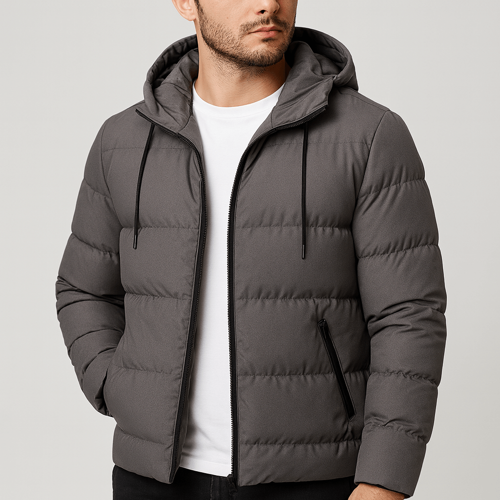 Soviska | Isoleret dunjakke med hætte 2