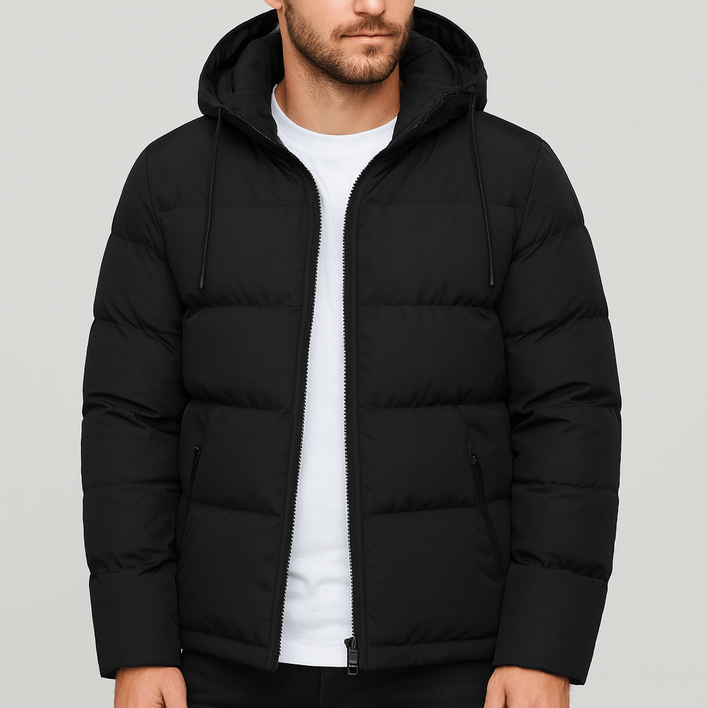 Soviska | Isoleret dunjakke med hætte 3