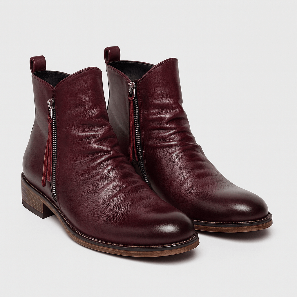 Soviska | Skridsikker ankelstøvle med blokhæl 0